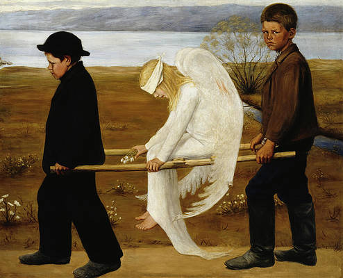 Hugo Simberg, the wounded angel